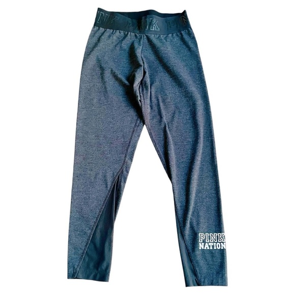 PINK Victoria’s Secret Gray Mesh Athletic Leggings XS X-Small - Picture 1 of 10